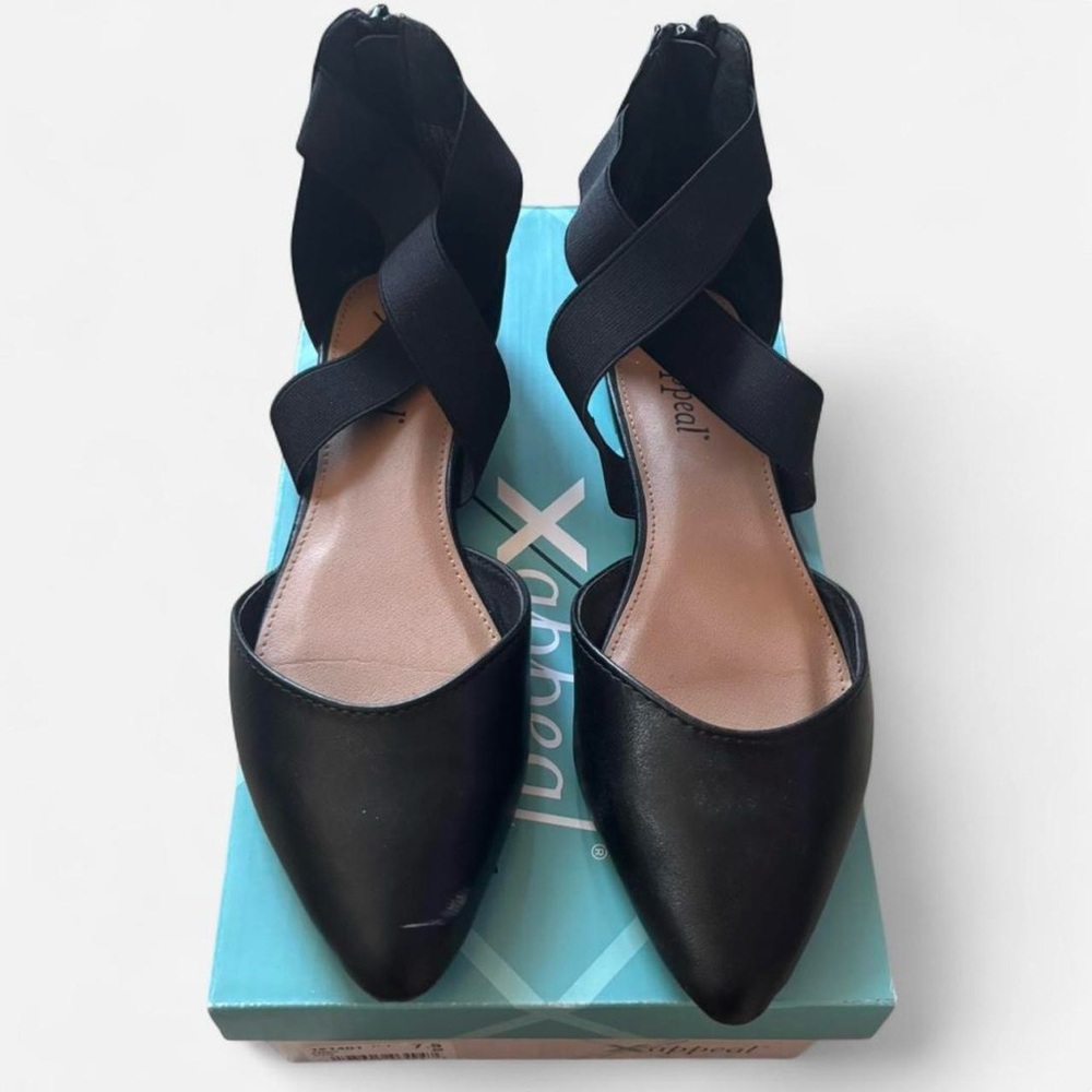 Xappeal Women’s Black Percy Flats